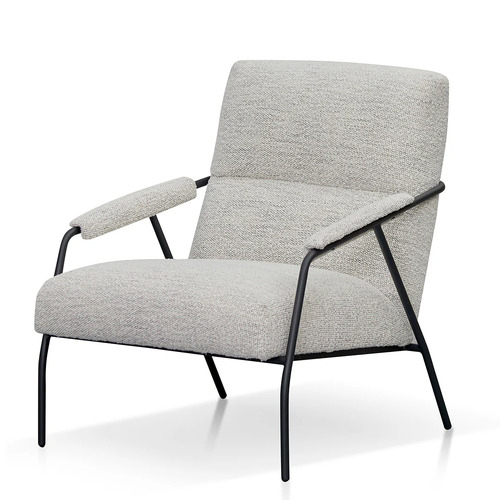 Truss Fabric Armchair - Fog Grey