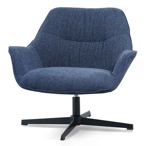 Lincoln Lounge Chair - Denim Blue
