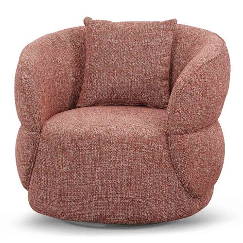 Addison Armchair - Moss Rust Orange