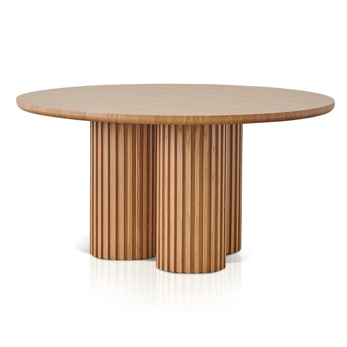 Ripple 1.5m Round Dining Table - Natural