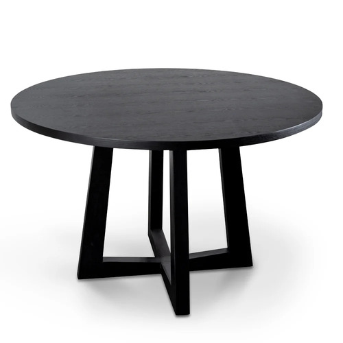 Kennedy 1.5m Round Dining Table - Black