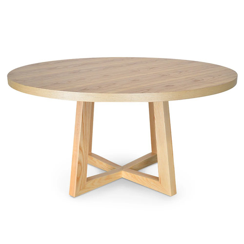 Kennedy 1.5m Round Dining Table - Natural