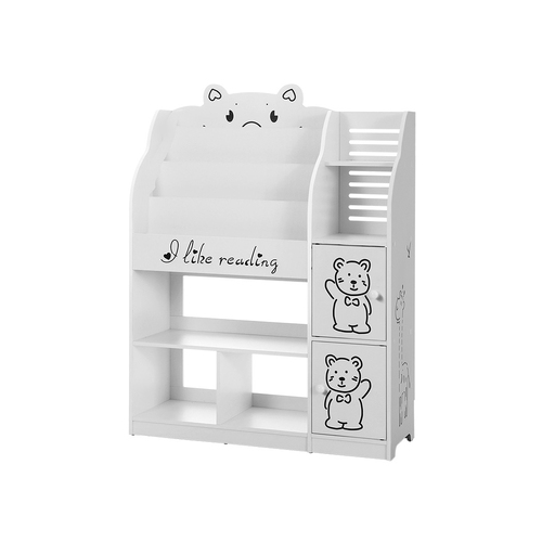 Brady Kids Bookshelf Storage Children Bookcase Toy Organiser Display