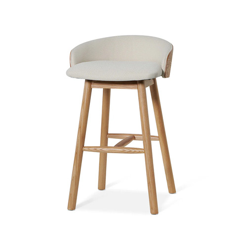 Annie Natural Bar Stool - Beige
