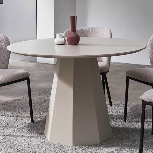 Sorrento 120cm Dining Table, Putty