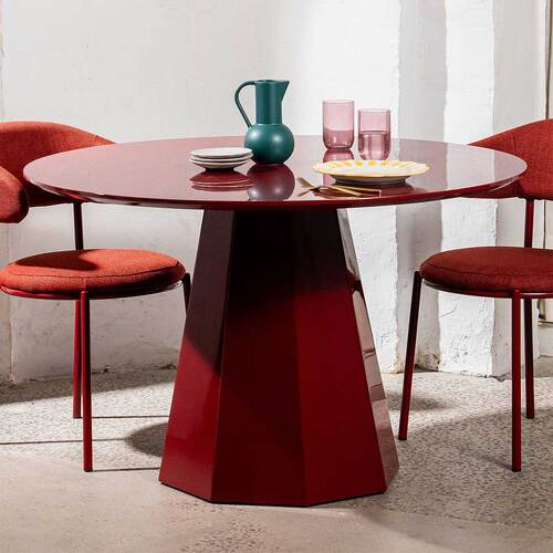 Sorrento 120cm Dining Table, Wine