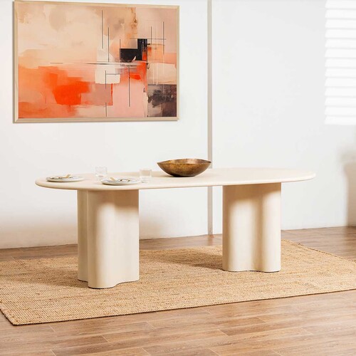 Cosima Dining Table Pebble