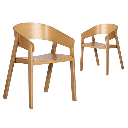 Henley Set of 2 Dining Chair, Ash