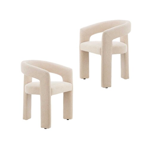 Preston Set of 2 Dining Chair, Sand