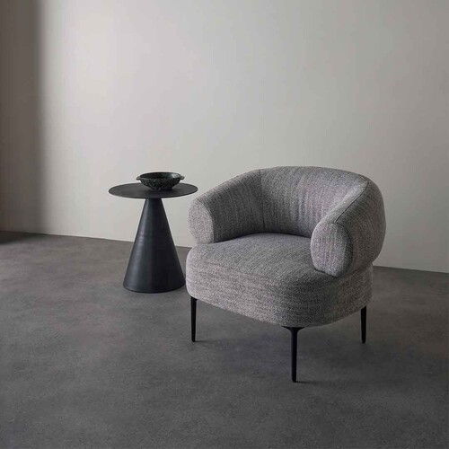 Eamon Armchair Grey & Black