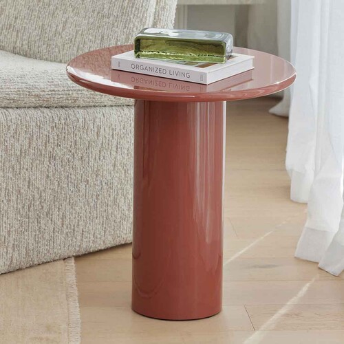 Wade Side Table, Rust