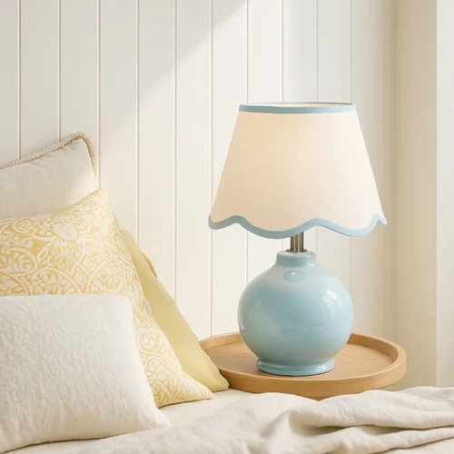 Bibury Table Lamp, Blue