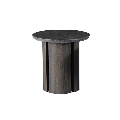 Camden Side Table – Grey Marble Top