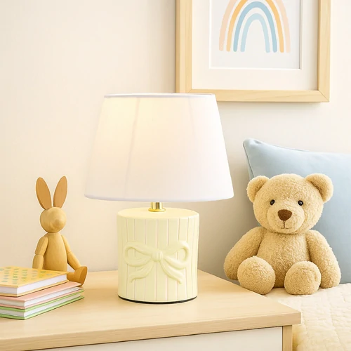Miri Ribbon Bow Ceramic Table Lamp