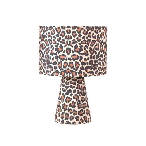 Momo Table Lamp, Leopard Print