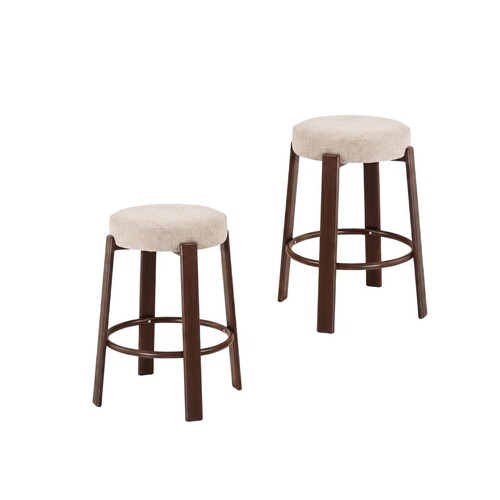 Soren Counter Stool Beige Set of 2