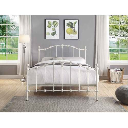 Claremont Cast and Wrought Iron King Single Bed