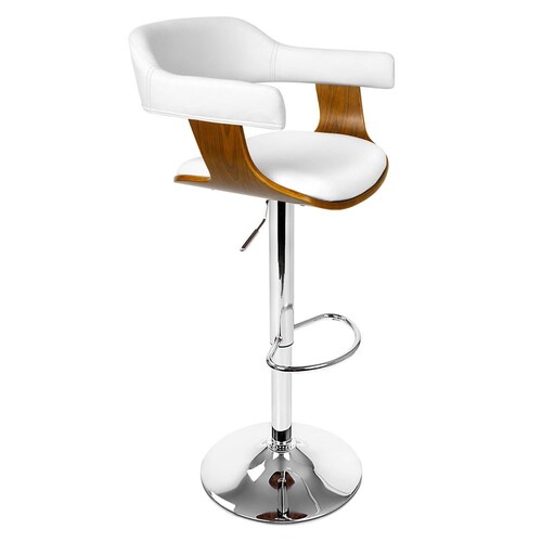 Urban Wooden Bar Stool - White