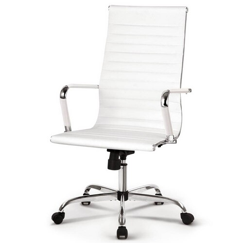 Eames Office Chair High Back - White