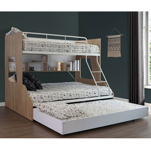 Z5 Single Over Double Trio Bunk Bed with Trundle