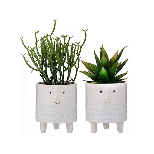 Succulent-Happy Pot Set of 2