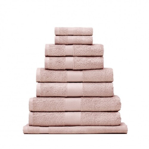 Reid Turkish Cotton Towel Range Set Blush