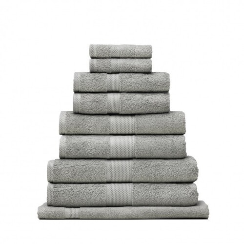 Reid Turkish Cotton Towel Range Set Silver