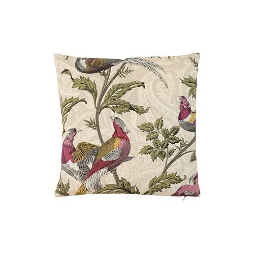 Robyn Cotton Bird Cushion Cream