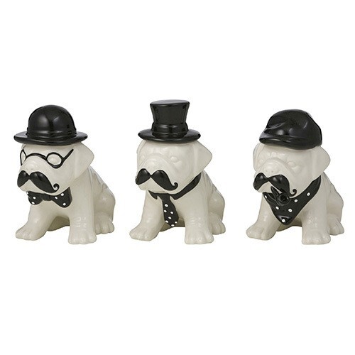 Clancy Dog Sculpture Set of 3